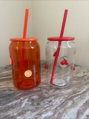Viral Tik tok glass jar cups